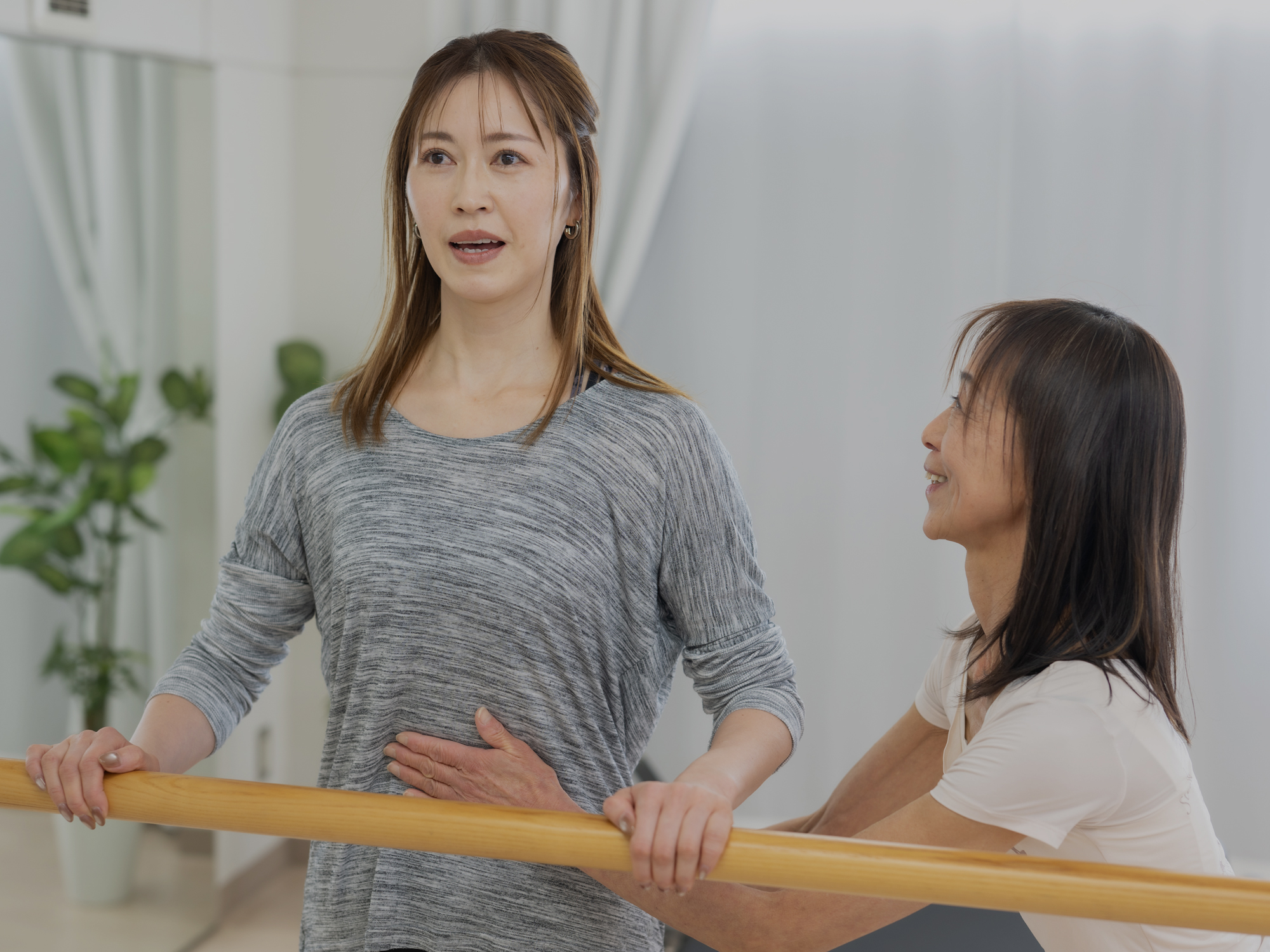 ピラティスで身体を整えるイメージ